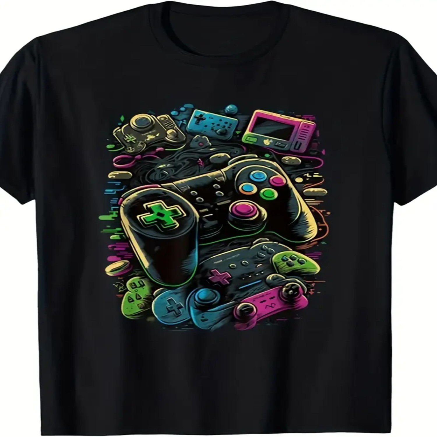 Retro Gaming T Shirt - 남성용 유니섹스 레트로 게임 티셔츠, 아이코닉한